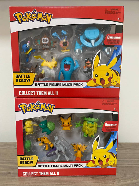 Caja de Pokémon x8 figuras